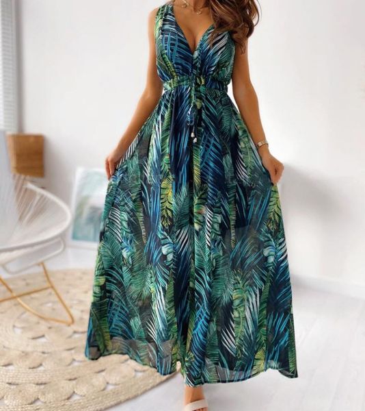 summer dresses floral women skirt deep v collar backless holiday high fashion maternity, White
summer dresses floral women skirt deep v collar backless holiday high fashion maternity, White