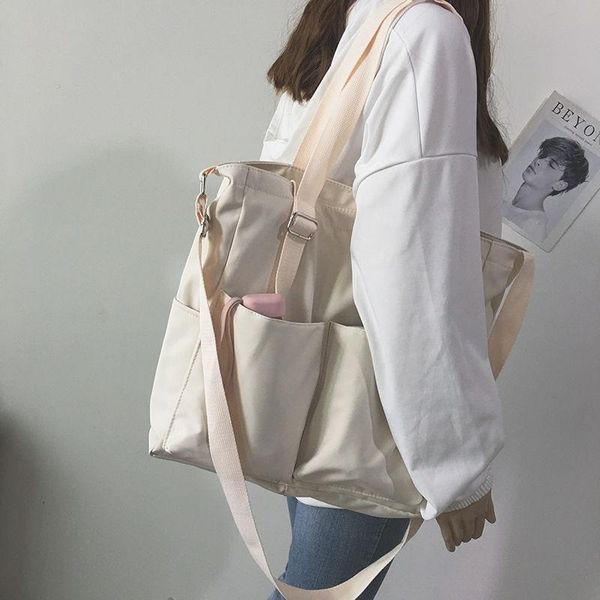 evening bags large-capacity waterproof canvas one-shoulder hong kong style japanese college student backpack men and women casual handbag
evening bags large-capacity waterproof canvas one-shoulder hong kong style japanese college student backpack men and women casual handbag