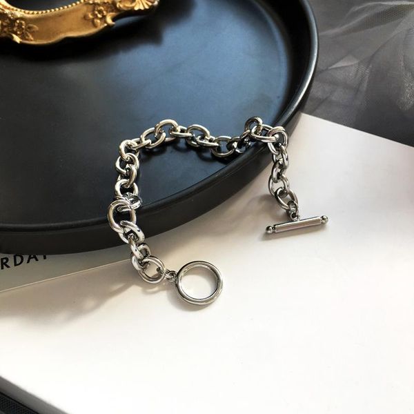 link, chain jewellery women bracelet hip hop ot buckle bracelets fashion jewelry wedding hand made silver color trendy alloy bransoletka, Black
link, chain jewellery women bracelet hip hop ot buckle bracelets fashion jewelry wedding hand made silver color trendy alloy bransoletka, Black