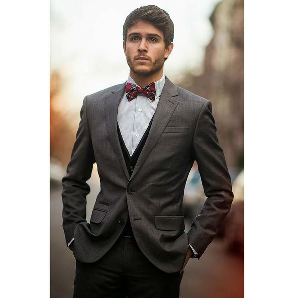 men's suits & blazers trajes hombre formal custom made grey 3 piece slim fits tuxedo wedding groom evening(jacket+pants+vest), White;black
men's suits & blazers trajes hombre formal custom made grey 3 piece slim fits tuxedo wedding groom evening(jacket+pants+vest), White;black