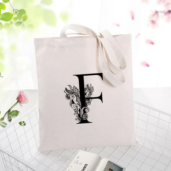 shopping bags letter print canvas tote bag art alphabet daily use text diy custom ecological reusable handbag
shopping bags letter print canvas tote bag art alphabet daily use text diy custom ecological reusable handbag