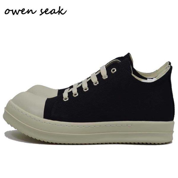 owen seak men casual canvas shoes luxury trainers lace up sneakers women loafers spring autumn flats black shoes big size 211014, Black;white
owen seak men casual canvas shoes luxury trainers lace up sneakers women loafers spring autumn flats black shoes big size 211014, Black;white