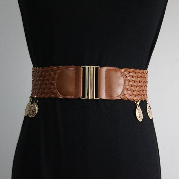 belts 2021 vintage weaving pu waist belt with coin statement waistband spring female sweater coat dress faux leather accessories, Black;brown
belts 2021 vintage weaving pu waist belt with coin statement waistband spring female sweater coat dress faux leather accessories, Black;brown