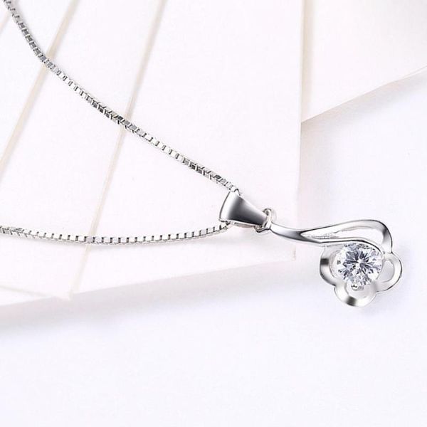 chains silverhoo 925 silver cute women necklace flower circle cubic zirconia pendant for party
chains silverhoo 925 silver cute women necklace flower circle cubic zirconia pendant for party