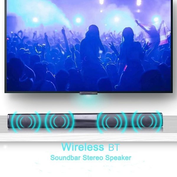 20w portable wireless column soundbar bluetooth-compatible speaker powerful 3d music sound bar home theater aux for tv pc
20w portable wireless column soundbar bluetooth-compatible speaker powerful 3d music sound bar home theater aux for tv pc