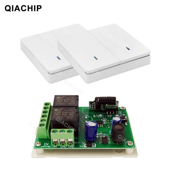 smart home control qiachip 433mhz rf remote switch wall panel wireless 2ch relay receiver module 6v 12v 24v diy motor
smart home control qiachip 433mhz rf remote switch wall panel wireless 2ch relay receiver module 6v 12v 24v diy motor
