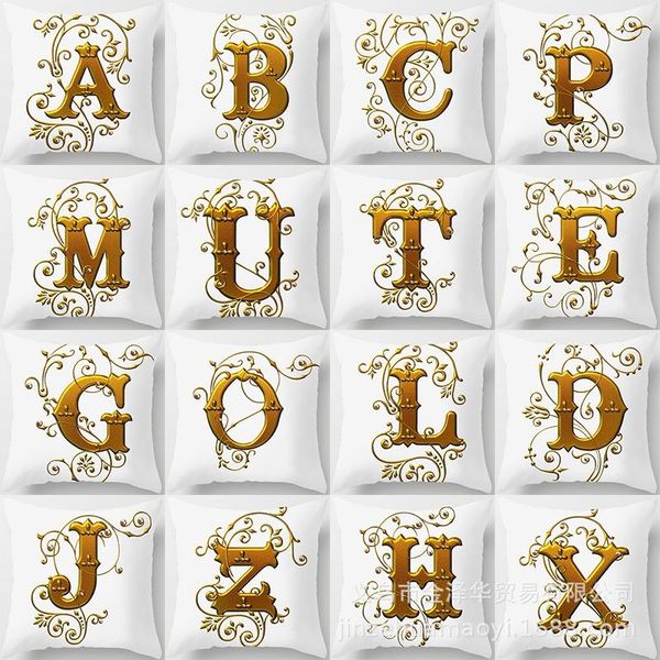 pillow case cover 26 letter alphabet printed pillowcase decorative pillows cushion home sofa car office 45x45cm
pillow case cover 26 letter alphabet printed pillowcase decorative pillows cushion home sofa car office 45x45cm