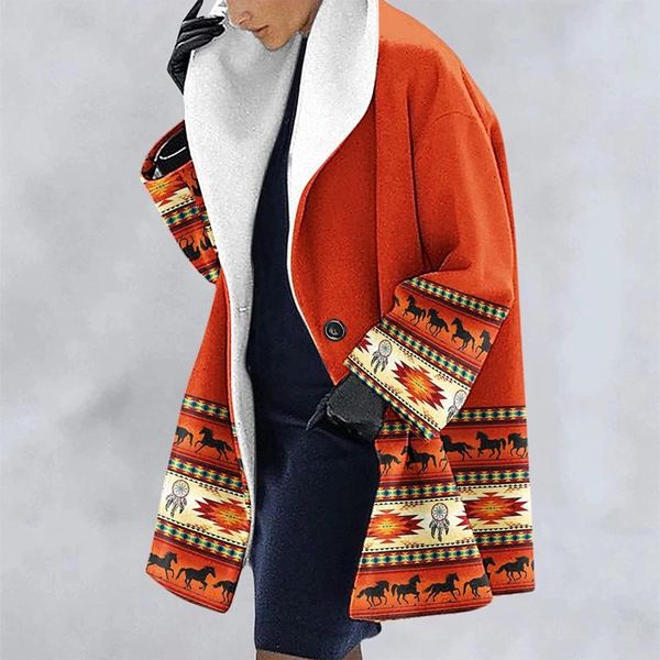 women's trench coats fashion long sleeve thick woolen ethnic printed hooded loose jacket winter windbreaker coat outerwear casaco femin, Tan;black
women's trench coats fashion long sleeve thick woolen ethnic printed hooded loose jacket winter windbreaker coat outerwear casaco femin, Tan;black