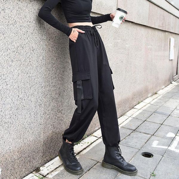 women's pants & capris cargo women loose high waist spring and autumn plus size hip hop show thin black straight casual sweat, Black;white
women's pants & capris cargo women loose high waist spring and autumn plus size hip hop show thin black straight casual sweat, Black;white