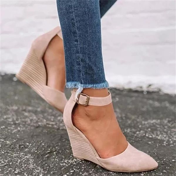sandals 2021 style suede solid color comfortable classic fashion trend casual all-match high-heeled pointed buckle shoes zz007, Black
sandals 2021 style suede solid color comfortable classic fashion trend casual all-match high-heeled pointed buckle shoes zz007, Black