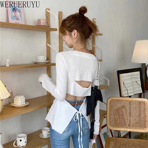 werueruyu spring and autumn tight shirt slim o-neck long sleeve thin bottoming shirt women 210608, White
werueruyu spring and autumn tight shirt slim o-neck long sleeve thin bottoming shirt women 210608, White