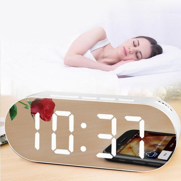 other clocks & accessories creative led digital smart alarm clock table electronic deskplug-in dual usb makeup mirror wake up
other clocks & accessories creative led digital smart alarm clock table electronic deskplug-in dual usb makeup mirror wake up