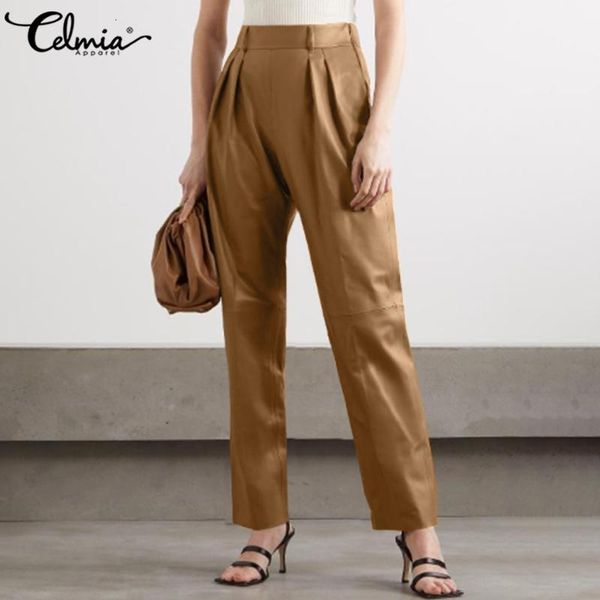 oversized pants celmia women autumn winter pu leather trousers fashion high waist female pockets casual solid palazzo s-5xl, Black;white
oversized pants celmia women autumn winter pu leather trousers fashion high waist female pockets casual solid palazzo s-5xl, Black;white