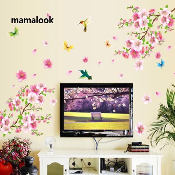 wall stickers 3d pink removable peach plum cherry blossom flower butterfly art decal home sticker room decor
wall stickers 3d pink removable peach plum cherry blossom flower butterfly art decal home sticker room decor
