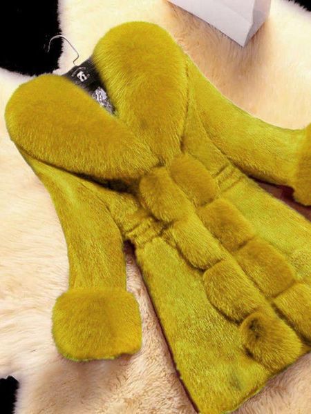 women's fur & faux elegant woman winter luxury coat warm outwear v-neck plus size coats for women 4xl furry womens, Black
women's fur & faux elegant woman winter luxury coat warm outwear v-neck plus size coats for women 4xl furry womens, Black