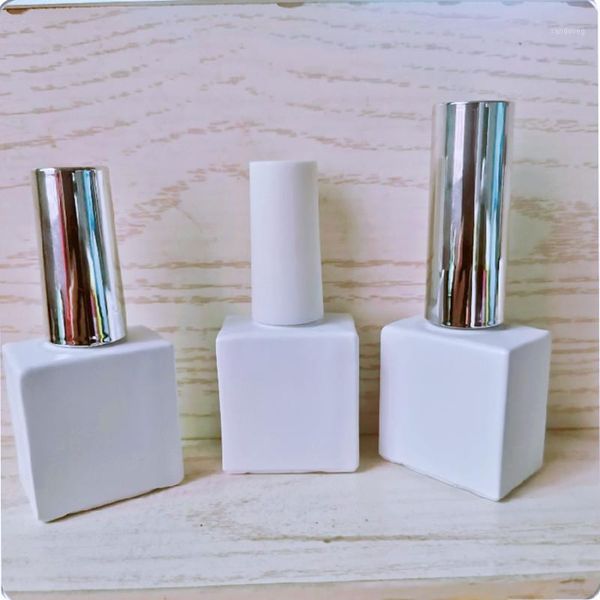 wholesale 10ml nail polish bottles gel contaiers glass packing with brush bar white square bottle silverlid storage & jars
wholesale 10ml nail polish bottles gel contaiers glass packing with brush bar white square bottle silverlid storage & jars