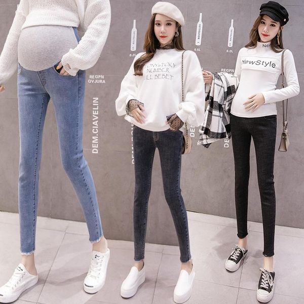 maternity bottoms jeans for summer pregnant women's pants wear casual fashion pregnancy denim clothing, White
maternity bottoms jeans for summer pregnant women's pants wear casual fashion pregnancy denim clothing, White