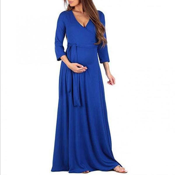 maternity dresses dress adjustable belt v neck seven points sleeve long skirt breastfeeding pregnancy casual nursing, White
maternity dresses dress adjustable belt v neck seven points sleeve long skirt breastfeeding pregnancy casual nursing, White