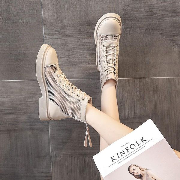 boots wohdhe summer fashion sandals ankle botas women platform breathable mesh cool outdoor zipper sneakers, Black
boots wohdhe summer fashion sandals ankle botas women platform breathable mesh cool outdoor zipper sneakers, Black