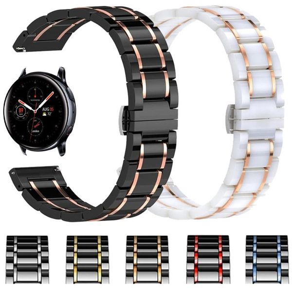 watch bands luxury ceramic wrist strap for samsung galaxy active 2 40/44mm bracelet gear band watchband 20/22mm, Black;brown
watch bands luxury ceramic wrist strap for samsung galaxy active 2 40/44mm bracelet gear band watchband 20/22mm, Black;brown