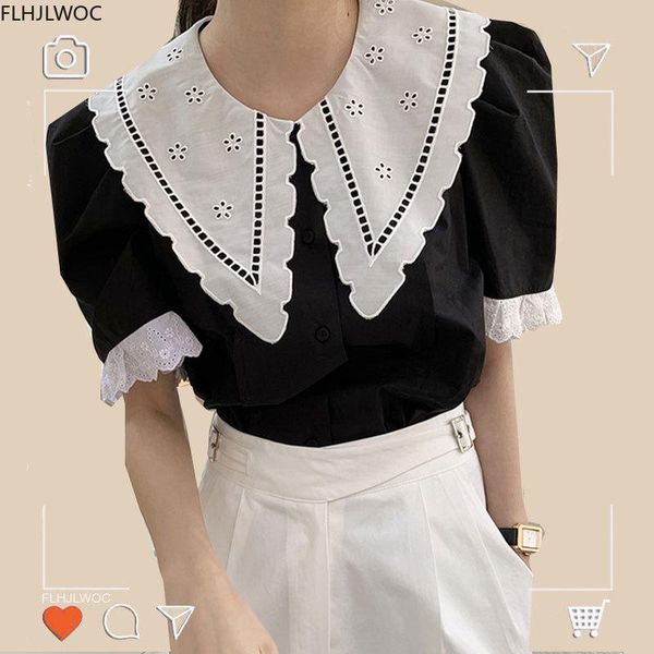 women's blouses & shirts puff sleeve summer short single-breasted shirt white lace office lady korean japan style design women
women's blouses & shirts puff sleeve summer short single-breasted shirt white lace office lady korean japan style design women