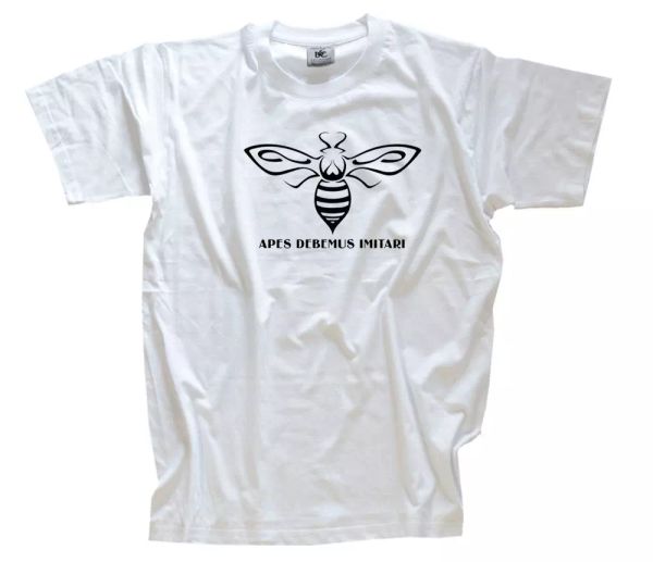 apes depemi imitares i - die bees must we emulate beekeeper t-shirt s-xxxl, White;black
apes depemi imitares i - die bees must we emulate beekeeper t-shirt s-xxxl, White;black