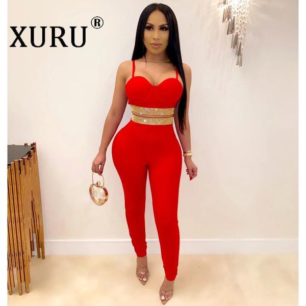 women's jumpsuits & rompers xuru 2021 jumpsuit two-piece suspenders off-shoulder nightclub rhinestone bodysuit, Black;white
women's jumpsuits & rompers xuru 2021 jumpsuit two-piece suspenders off-shoulder nightclub rhinestone bodysuit, Black;white