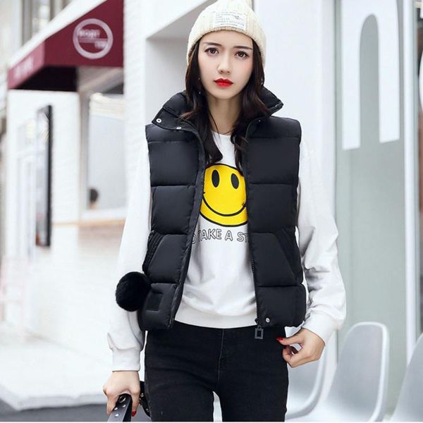women's vests nice womens winter warm waistcoat vest gilet cotton jacket female fashion zipper mandarin collar coat casual parka outwea, Black;white
women's vests nice womens winter warm waistcoat vest gilet cotton jacket female fashion zipper mandarin collar coat casual parka outwea, Black;white