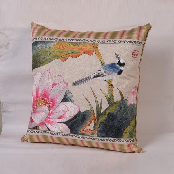 cushion/decorative pillow chinese classical fabric home sofa luxury cushion office bedding lotus landscape embroidery square 60x60cm
cushion/decorative pillow chinese classical fabric home sofa luxury cushion office bedding lotus landscape embroidery square 60x60cm