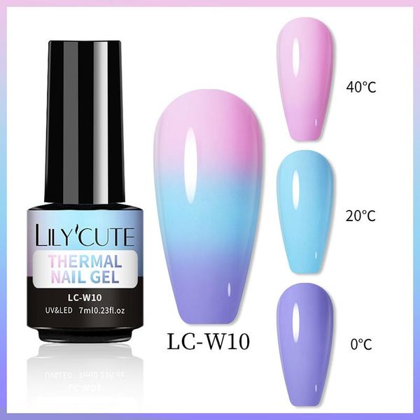 nail gel lilycute thermal polish glitter color changing series semi permanent soak off uv 3 layers temperature, Red;pink
nail gel lilycute thermal polish glitter color changing series semi permanent soak off uv 3 layers temperature, Red;pink