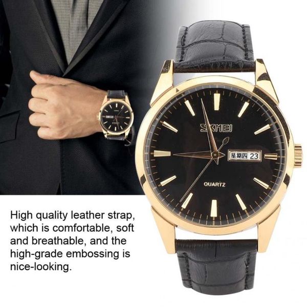 wristwatches fashion women men quartz business wristwatch 30m waterproof clock watches week display watch, Slivery;brown
wristwatches fashion women men quartz business wristwatch 30m waterproof clock watches week display watch, Slivery;brown