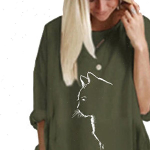 1pc womens dress oversize s 5xl fashion jumper cute cat printed loose casual short sleeve pocket pullover robe c50, Black;gray
1pc womens dress oversize s 5xl fashion jumper cute cat printed loose casual short sleeve pocket pullover robe c50, Black;gray