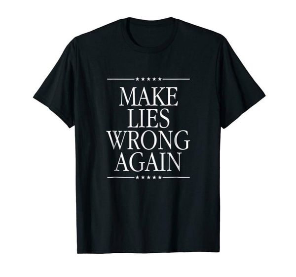 men's t-shirts make lies wrong again black t-shirt s-3xl men clothes tee shirt, White;black
men's t-shirts make lies wrong again black t-shirt s-3xl men clothes tee shirt, White;black