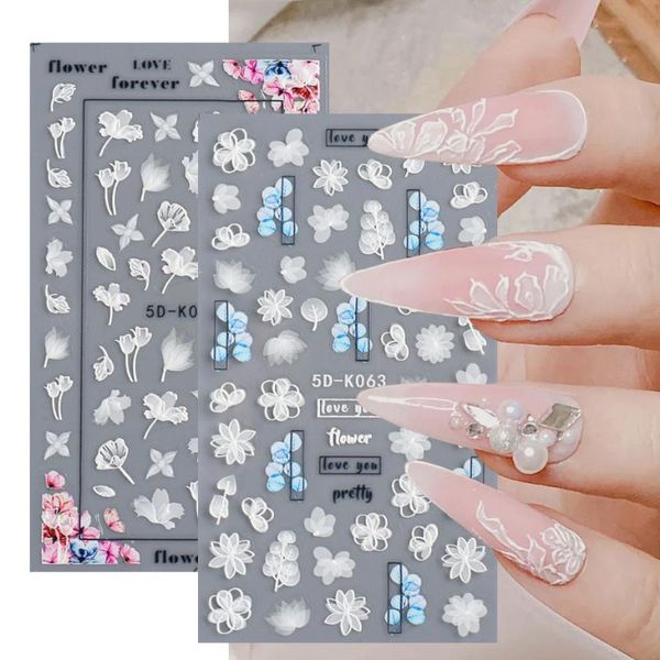 stickers & decals 5d white embossed nail sticker flower lace wedding adhesive transfer decal slider wraps japanese manicure decor tool sa5d-, Black
stickers & decals 5d white embossed nail sticker flower lace wedding adhesive transfer decal slider wraps japanese manicure decor tool sa5d-, Black