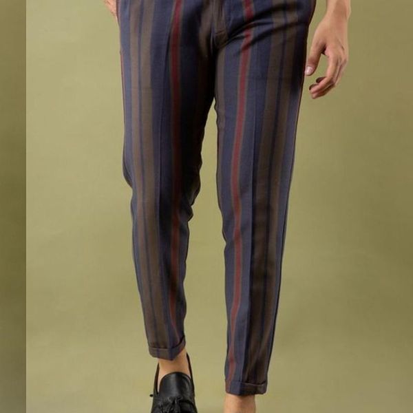men's pants mid waist drawstring straight streetwear spring summer striped print pencil men casual loose trousers fashion, Black
men's pants mid waist drawstring straight streetwear spring summer striped print pencil men casual loose trousers fashion, Black
