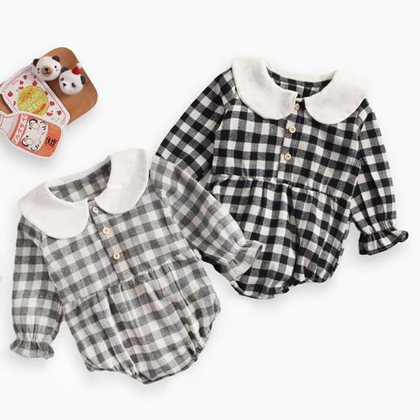 spring autumn born baby girls grid long sleeve clothes rompers toddler triangle jumpsuits 0-3yrs 210429, Blue
spring autumn born baby girls grid long sleeve clothes rompers toddler triangle jumpsuits 0-3yrs 210429, Blue