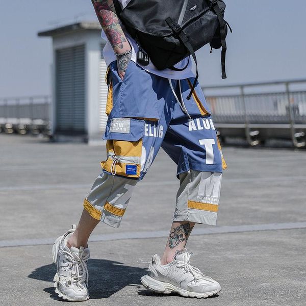 summer casual pants men's fashion contrast color multi-pocket overalls men streetwear loose hip-hop straight mens, Black
summer casual pants men's fashion contrast color multi-pocket overalls men streetwear loose hip-hop straight mens, Black