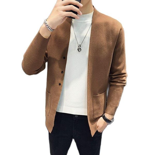 men's sweaters knitted sweater men clothes autumn korean slim fitting long sleeve cardigan fashion jacket time limited, White;black
men's sweaters knitted sweater men clothes autumn korean slim fitting long sleeve cardigan fashion jacket time limited, White;black