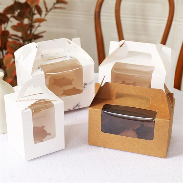 gift wrap 5/10/20pcs muffin cupcake boxes and packaging with clear window portable cardboard kraft paper bags wholesale items for business
gift wrap 5/10/20pcs muffin cupcake boxes and packaging with clear window portable cardboard kraft paper bags wholesale items for business