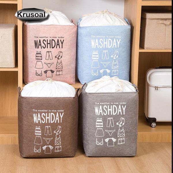 storage baskets cotton linen basket clothes sundries underwear toy box organizer container drawstring laundry waterproof
storage baskets cotton linen basket clothes sundries underwear toy box organizer container drawstring laundry waterproof