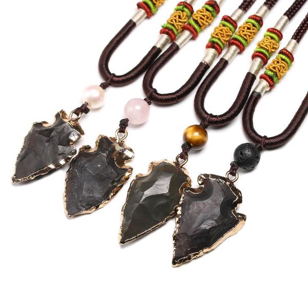 pendant necklaces men raw gems natural black obsidian charms arrowhead rough necklace for women and adjustable bead jewelry, Silver
pendant necklaces men raw gems natural black obsidian charms arrowhead rough necklace for women and adjustable bead jewelry, Silver