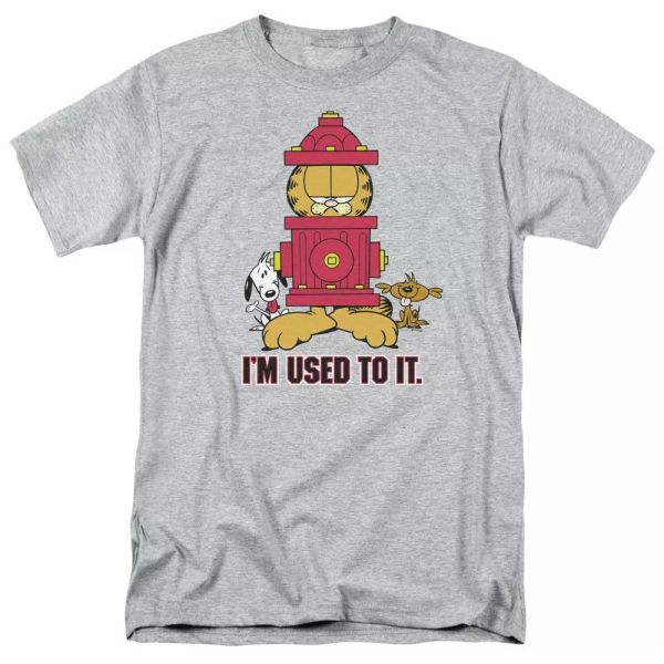 Garfield I'M Used To It T-Shirt Sizes S-3X NEW, White;black