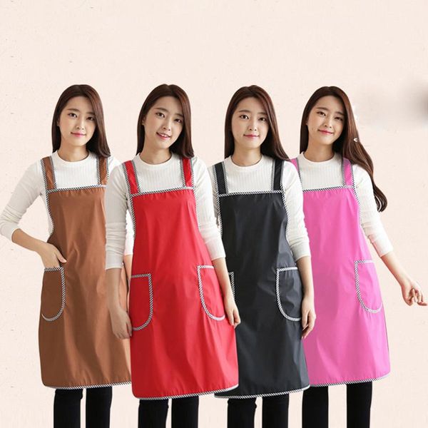 aprons waterproof apron women's kitchen scarf skirt household korean and oil-proof vest-style straps lengthened pinafore
aprons waterproof apron women's kitchen scarf skirt household korean and oil-proof vest-style straps lengthened pinafore