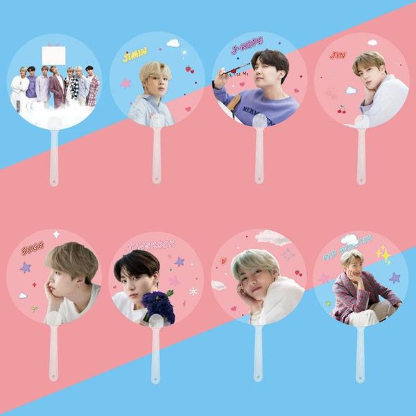 party favor bangtan boys wholesale kpop transparent pvc plastic fan collection hand fans toy gift printed
party favor bangtan boys wholesale kpop transparent pvc plastic fan collection hand fans toy gift printed