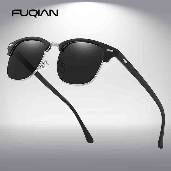 fuqian classic polarized men retro square rivet sunglasses women male driving glasses uv400, White;black
fuqian classic polarized men retro square rivet sunglasses women male driving glasses uv400, White;black