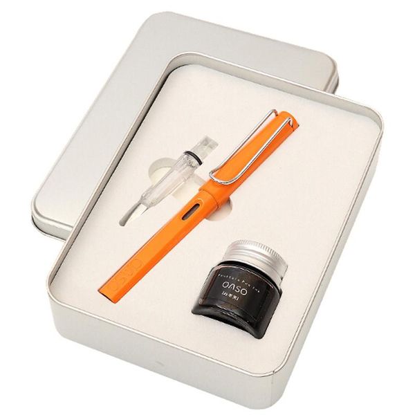 fountain pens luxury gift set oaso pen ef + f nib bottle ink case plastic for student school office supplies
fountain pens luxury gift set oaso pen ef + f nib bottle ink case plastic for student school office supplies