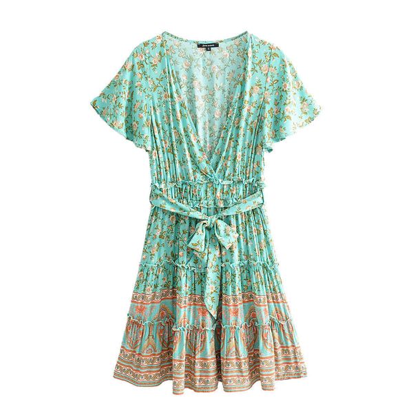 casual dresses women floral print bohemian beach new cotton v-neck short sleeve sashes bow waist summer boho holiday 4c1n, Black;gray
casual dresses women floral print bohemian beach new cotton v-neck short sleeve sashes bow waist summer boho holiday 4c1n, Black;gray