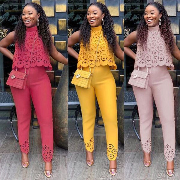two piece dress summer autumn womens sets lace hollow out crop & pants set elegant suit lady office work party outfits, White
two piece dress summer autumn womens sets lace hollow out crop & pants set elegant suit lady office work party outfits, White