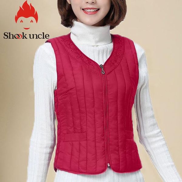 women's vests women vest winter sleeveless waistcoat 2021 warm down cotton jacket elegant embroidered korean short outwear, Black;white
women's vests women vest winter sleeveless waistcoat 2021 warm down cotton jacket elegant embroidered korean short outwear, Black;white
