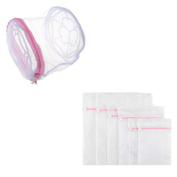 1x Bra Laundry Bag + Free Cable Clamp Included & 6x Mesh Bags, Reusable Zippered Washing Bags
1x Bra Laundry Bag + Free Cable Clamp Included & 6x Mesh Bags, Reusable Zippered Washing Bags